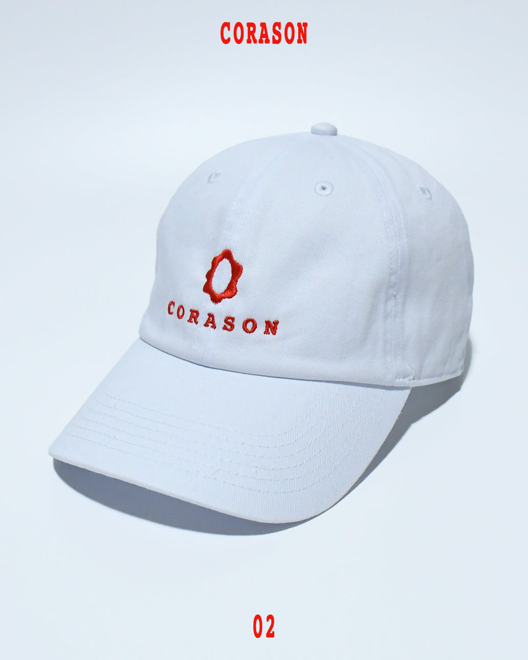 CORASON No,2 Classic Logo Cap [White]