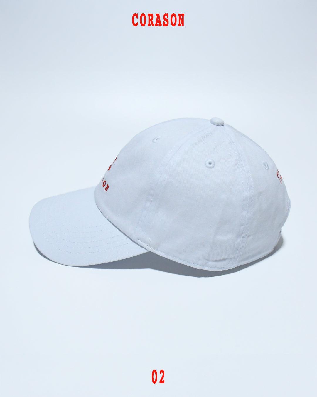 CORASON No,2 Classic Logo Cap [White]