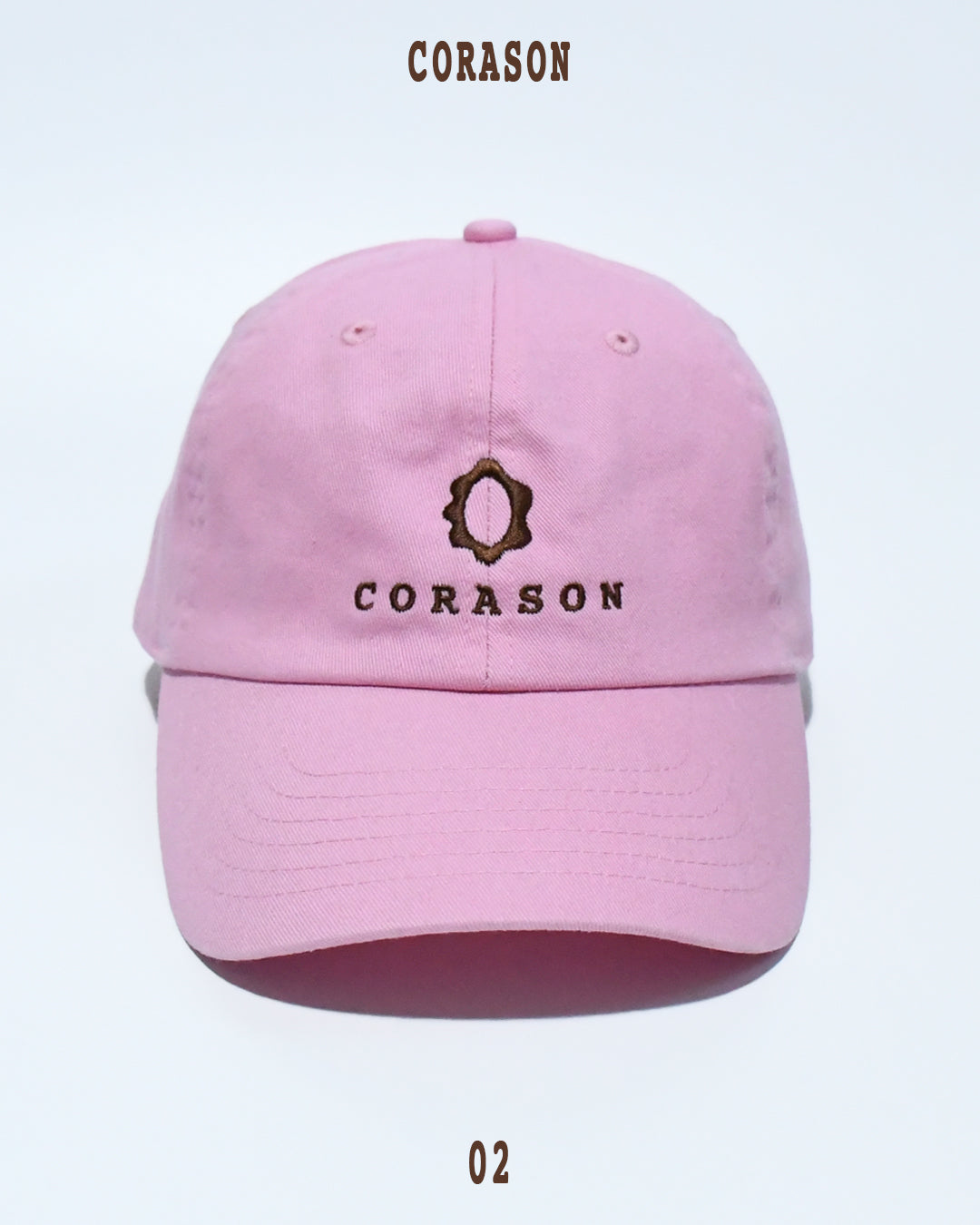 CORASON No,2 Classic Logo Cap [pink]