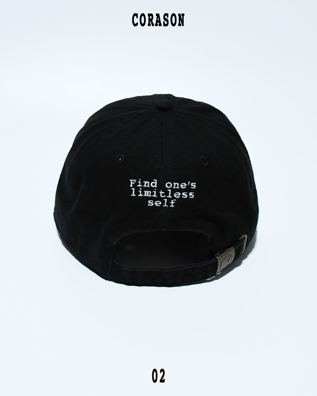 CORASON No,2 Classic Logo Cap [Black]